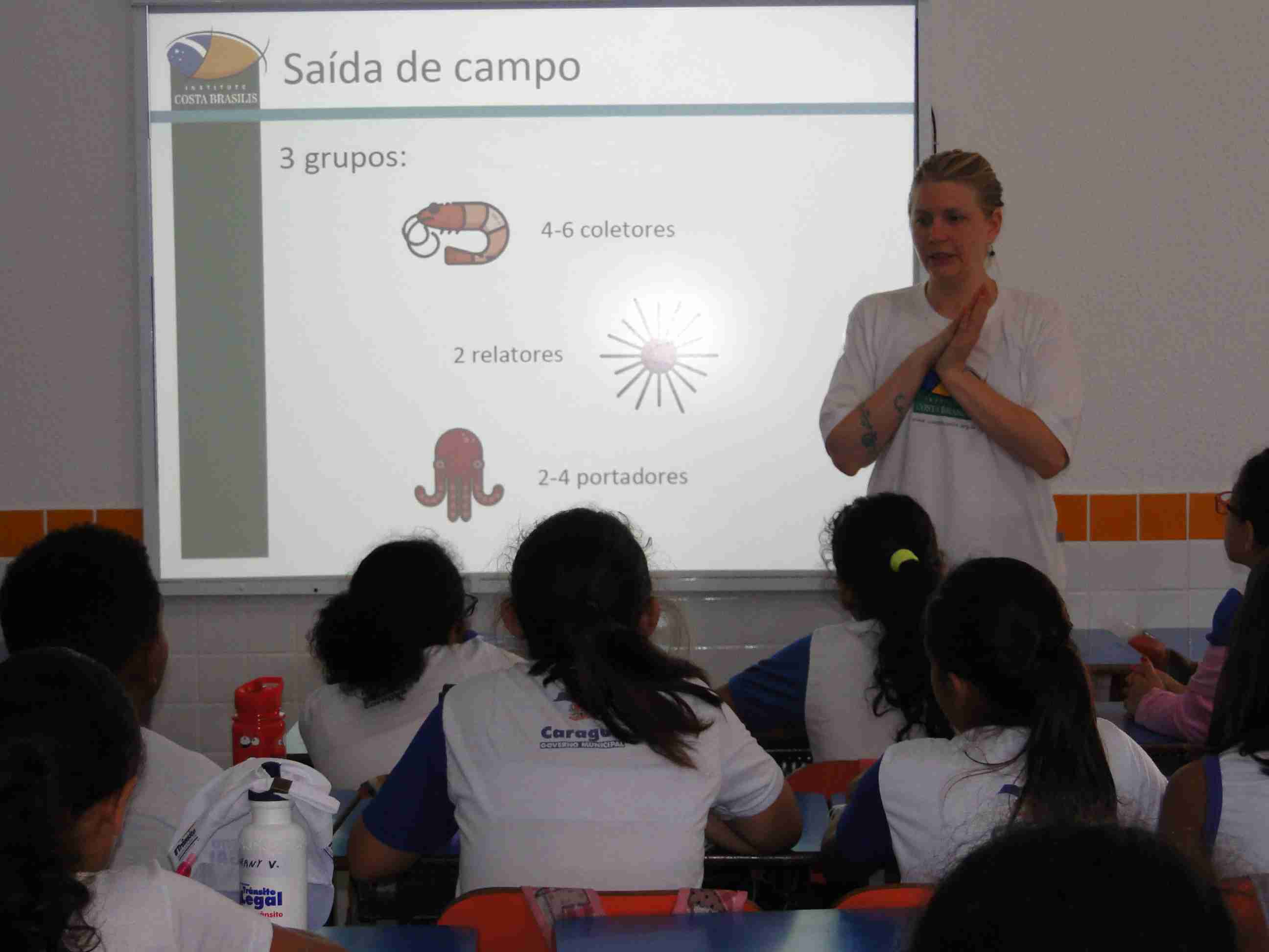 Alunos do Tabatinga participam de palestra sobre educação ambiental