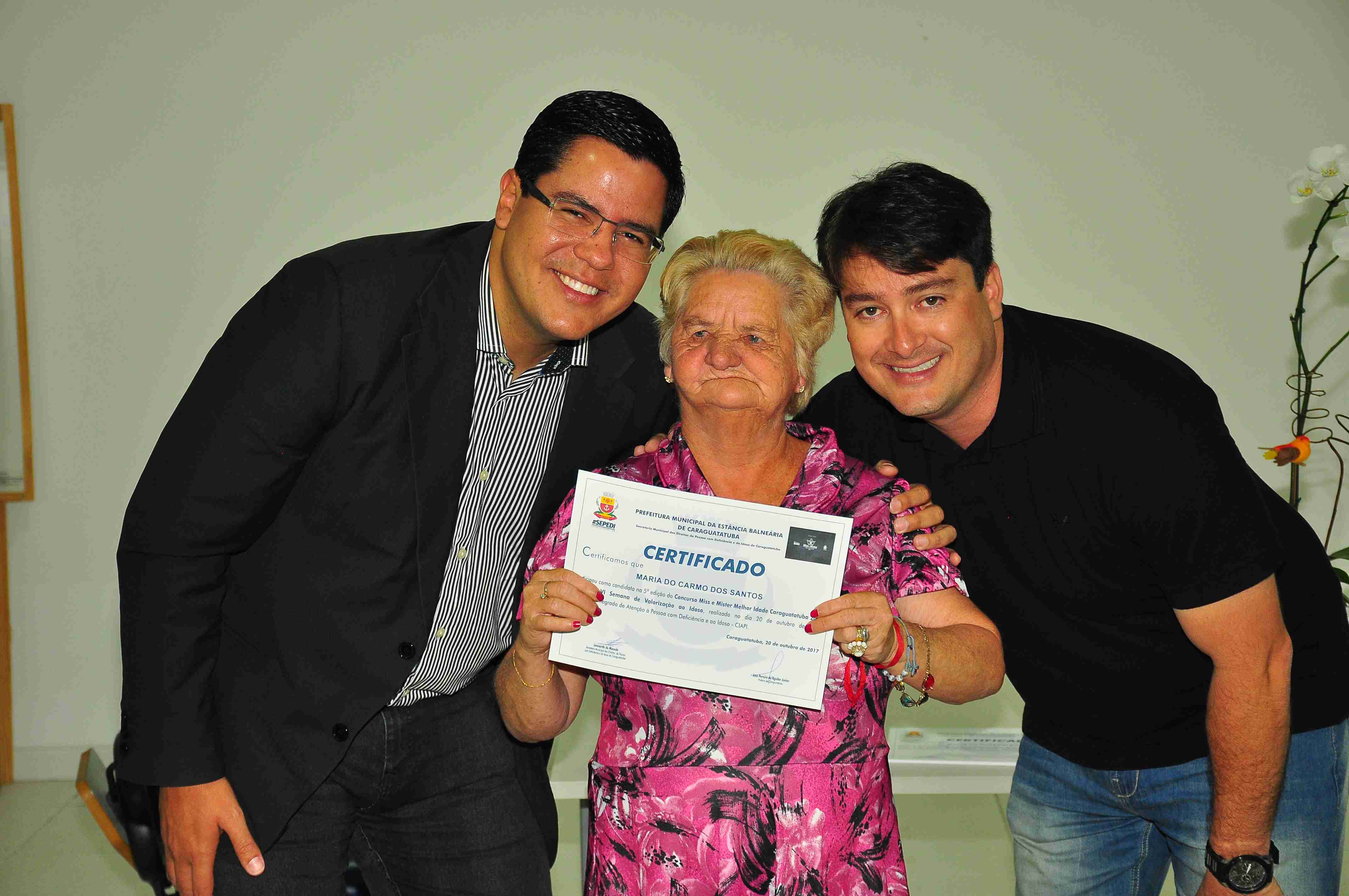 Participantes do Miss e Mister Melhor Idade recebem homenagem na Sepedi 