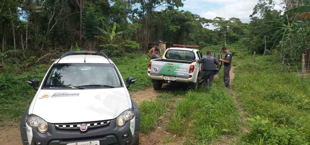 Prefeitura e Polícia Ambiental fiscalizam áreas preservadas no Pontal de Santa Marina e Golfinho