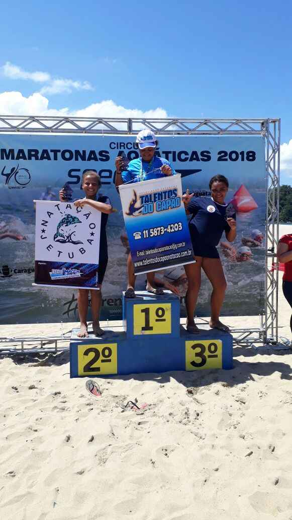 Caraguatatuba conquista mais de 20 medalhas na Maratona Aquática