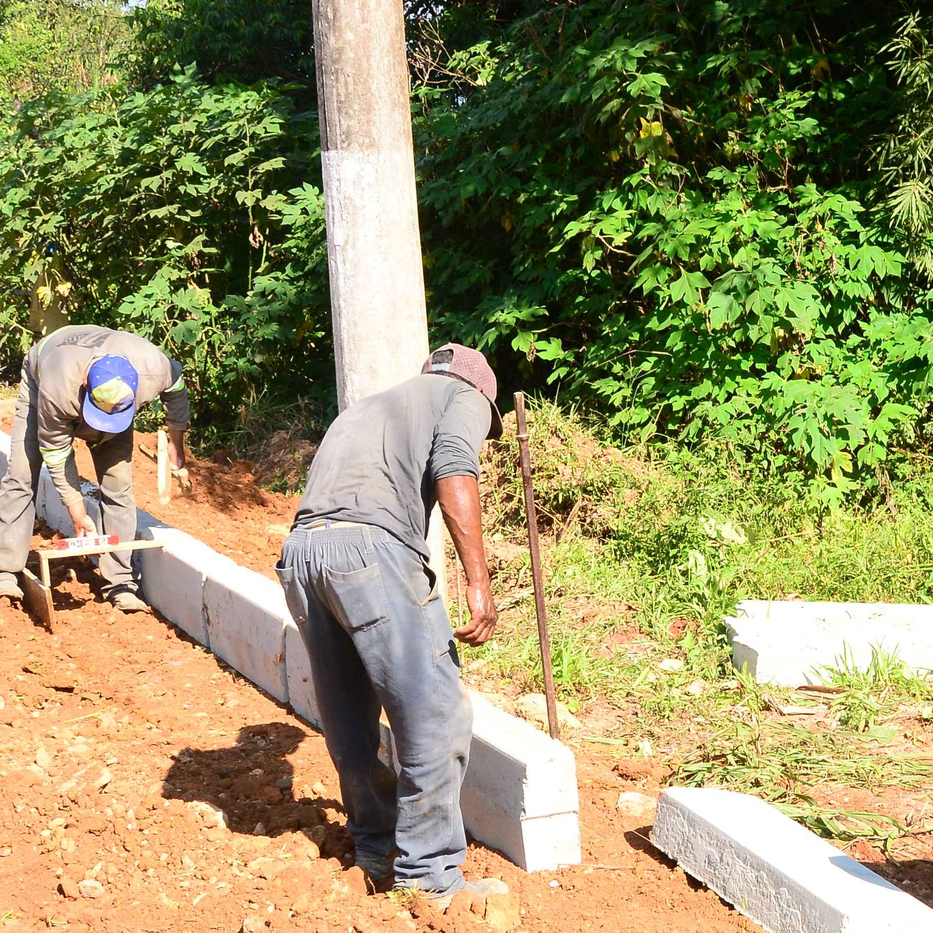 Guias e sarjetas na região Norte 1