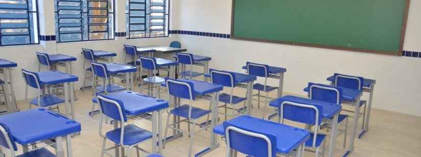 Sala de aula da Fundação CASA, unidade Morro Azul em Limeira