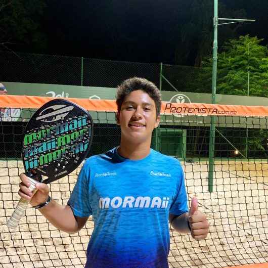 Atleta de Caraguatatuba é destaque no ‘São Vicente Open de Beach Tennis’ e alcança 1° lugar no ranking
