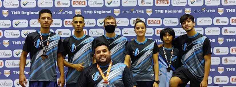 Tênis de Mesa de Caraguatatuba conquista cinco medalhas na etapa regional realizada em Jacareí