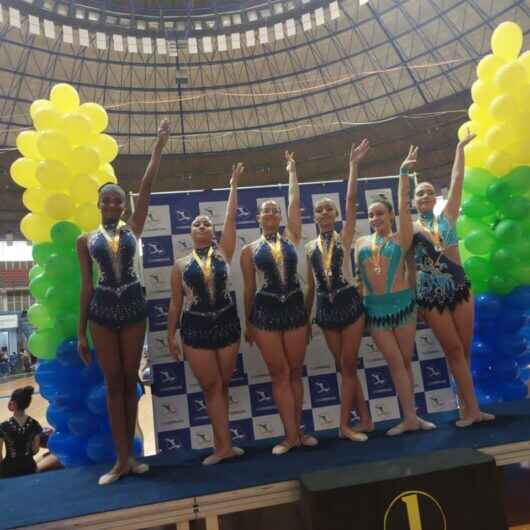 Atletas de Ginástica Rítmica de Caraguatatuba conquistam títulos de destaque no Torneio Cia GR Brasil