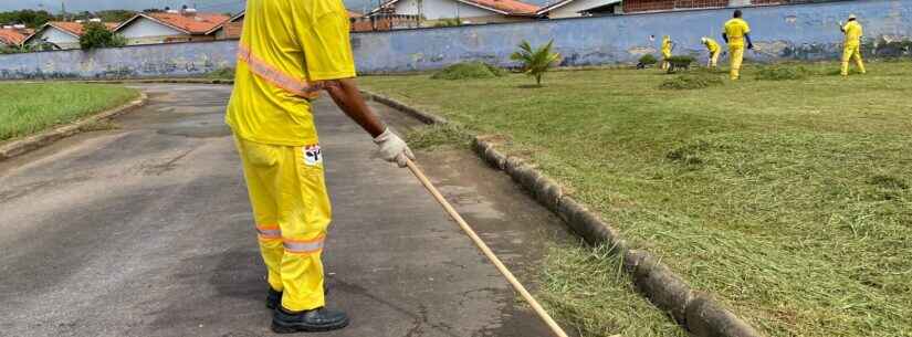 Prefeitura de Caraguatatuba continua com ações de limpeza e conservação por toda a cidade