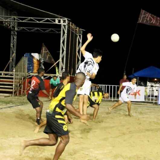 Prefeitura de Caraguatatuba abre inscrições para Campeonato Municipal de Beach Soccer 2023