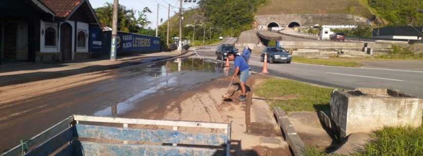 Prefeitura de Caraguatatuba continua ações de limpeza e reparos de Norte a Sul da cidade