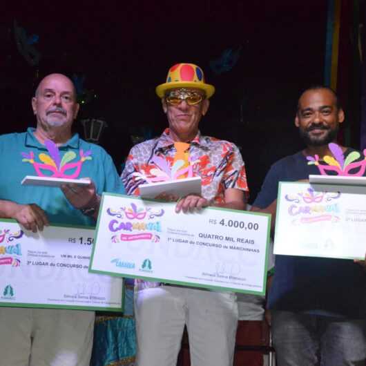 Música ‘Pix da Alegria’ é campeã do 14º Concurso de Marchinhas do Carnaval de Antigamente de Caraguatatuba