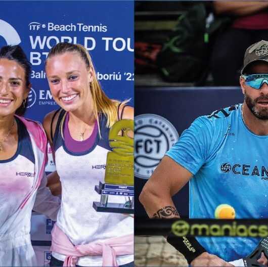 1º Champs Open de Beach Tênis reúne os melhores do mundo na Arena Verão Esportiva em Caraguatatuba