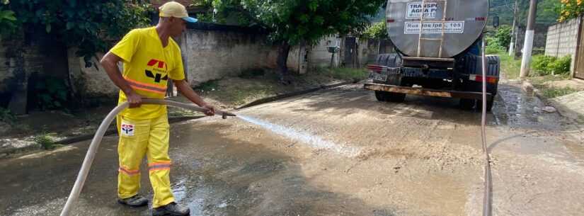 Trabalho de entrega de doações e manutenção nos bairros continua em Caraguatatuba