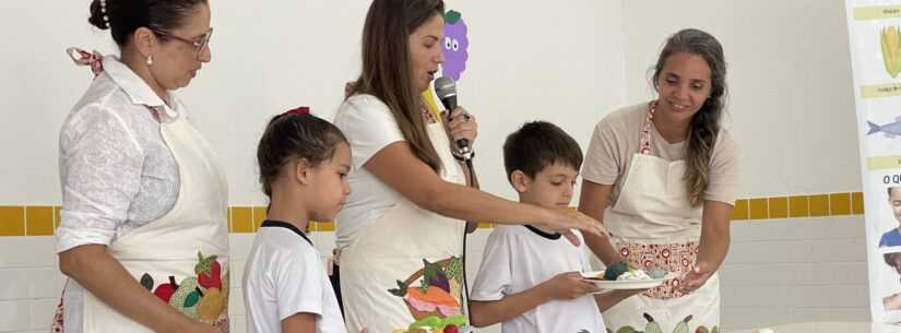 Projeto Caraguá Saudável encanta crianças e ensina boa alimentação com bom humor