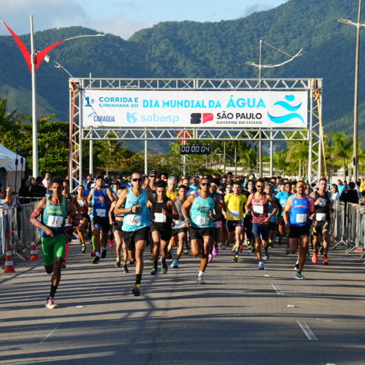 1ª Corrida e Caminhada da Água reúne cerca de 800 pessoas e é sucesso