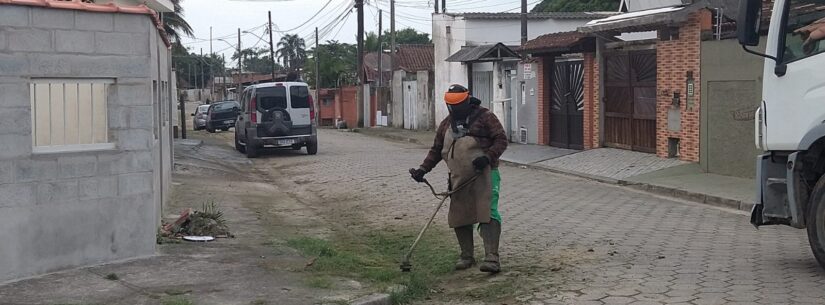 Massaguaçu recebe serviços de roçada, varrição e bota-fora em diversos pontos