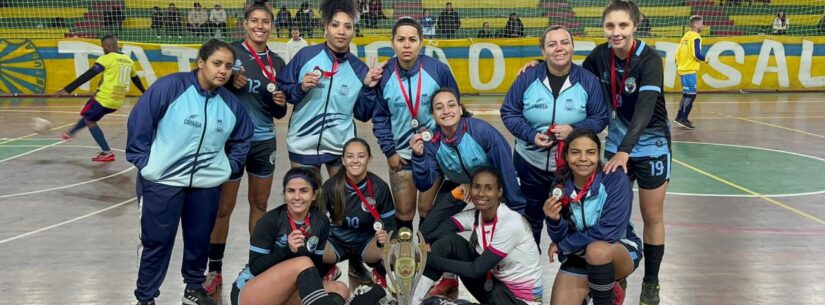 Equipe de Futsal Feminino de Caraguatatuba é vice-campeã da XVI Copa Mantiqueira de Futsal