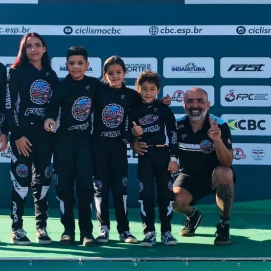 Cinco atletas de Caraguatatuba se destacam entre os melhores no Campeonato Brasileiro de BMX 2023