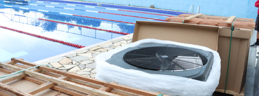 Prefeitura de Caraguatatuba adquire novos aquecedores para piscina da escola do Jetuba