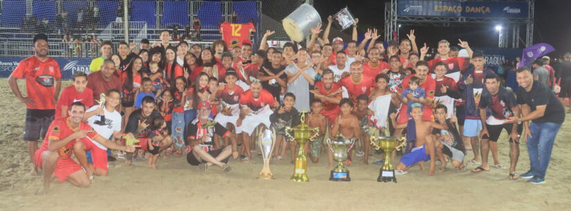 Rio do Ouro vence Municipal de Beach Soccer