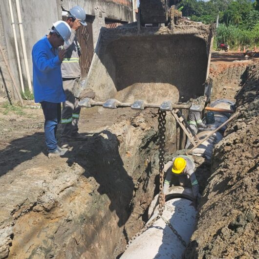 Prefeitura de Caraguatatuba executa obras de drenagem em 12 bairros