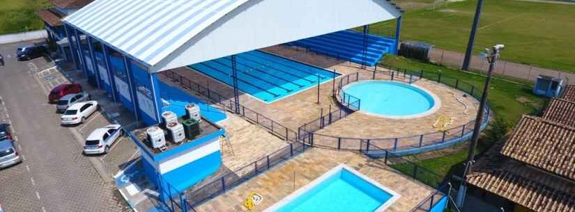 Obras de melhoria no Cemug suspendem aulas na piscina média