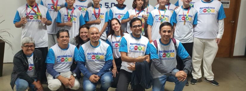 Estudantes da rede municipal de Caraguatatuba faturam 13 medalhas na 18ª OBMEP