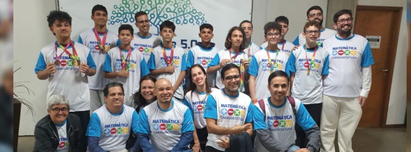 Estudantes da rede municipal de Caraguatatuba faturam 13 medalhas na 18ª OBMEP