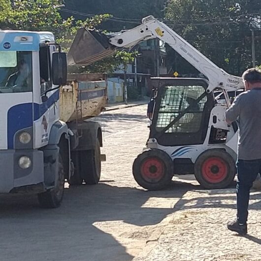Força-tarefa da Sesep prossegue em ritmo acelerado na limpeza dos bairros em Caraguatatuba