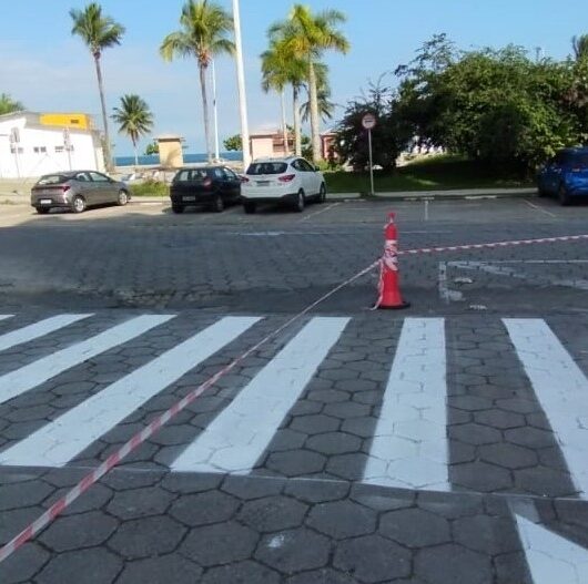 Prefeitura de Caraguatatuba instala e recupera 89 pontos de sinalização de trânsito em Maio