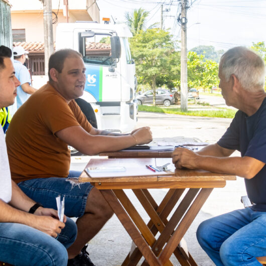 Prefeitura de Caraguatatuba e Sabesp unem esforços para ligação de esgoto no bairro Gaivotas