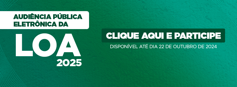 Audiência Pública Eletrônica da LOA 2025