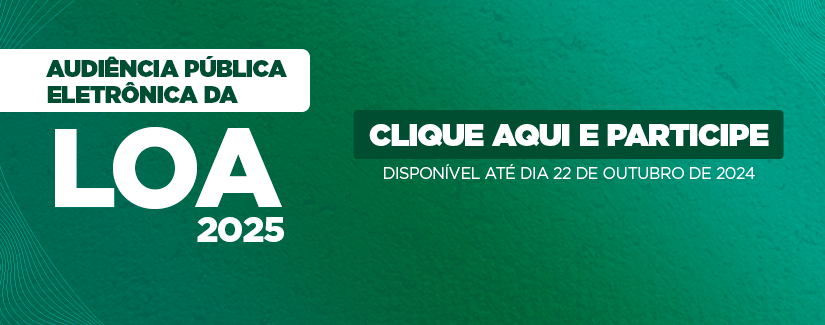 Audiência Pública Eletrônica da LOA 2025