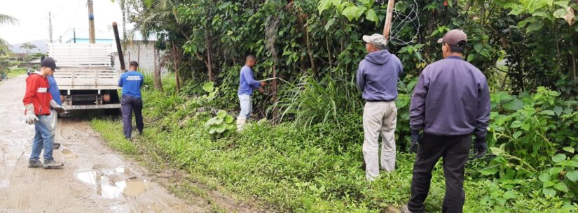 Com apoio da Polícia Ambiental, Prefeitura de Caraguatatuba impede tentativa de invasão em área pública