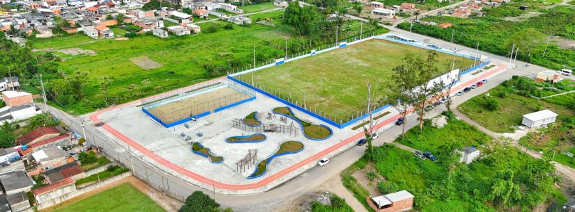 Prefeitura de Caraguatatuba inaugura Praça Esportiva e de Lazer no Perequê-Mirim