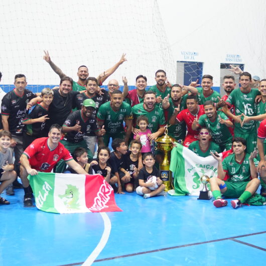 Final da série ouro: time Os Travados/Caiçara é vencedor do campeonato de futsal 2024