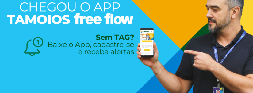 Tamoios disponibiliza Aplicativo Tamoios Free Flow para pagamento do pedágio eletrônico