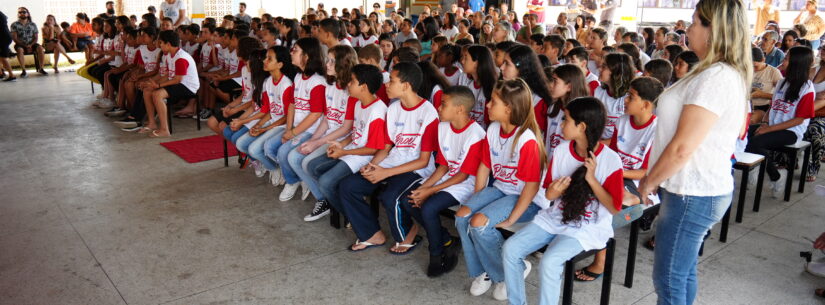 Alunos da EMEI/EMEF Benedito Inácio Soares participam de formatura do Proerd, nesta terça-feira (26)