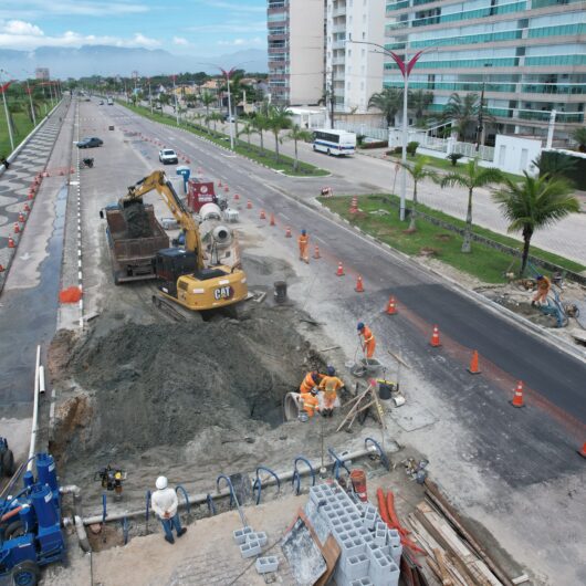 Obra de ampliação do sistema de drenagem no Aruan está na reta final