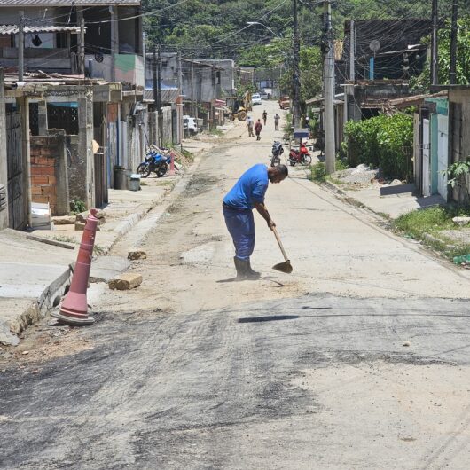 Obras de drenagem na Olaria seguem em ritmo acelerado e entram na reta final