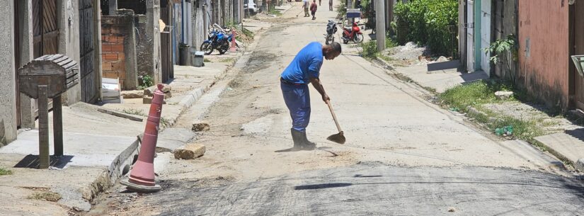 Obras de drenagem na Olaria seguem em ritmo acelerado e entram na reta final