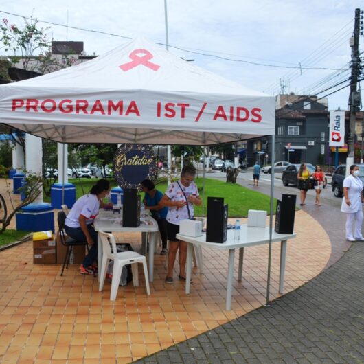 Dezembro Vermelho: Caraguatatuba realiza teste rápido gratuito para diagnóstico de HIV/AIDS neste sábado