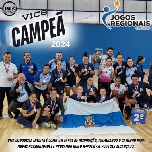 Time de futsal feminino de Caraguatatuba disputa 86º Jogos Abertos do Interior