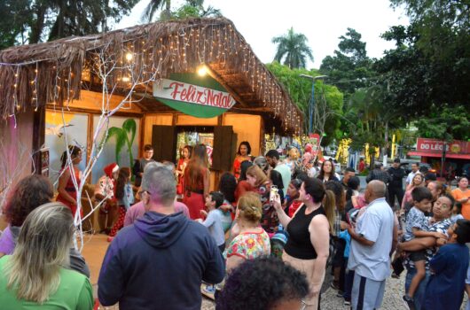 Natal em Caraguá tem Casa do Papai Noel, praças iluminadas e apresentações musicais