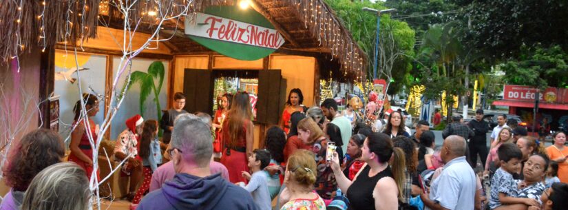 Natal em Caraguá tem Casa do Papai Noel, praças iluminadas e apresentações musicais