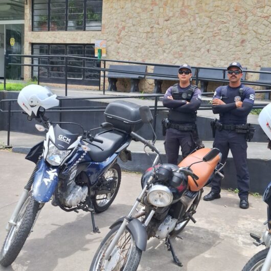 GCM apreende motocicleta furtada com auxilio do COI em Caraguatatuba