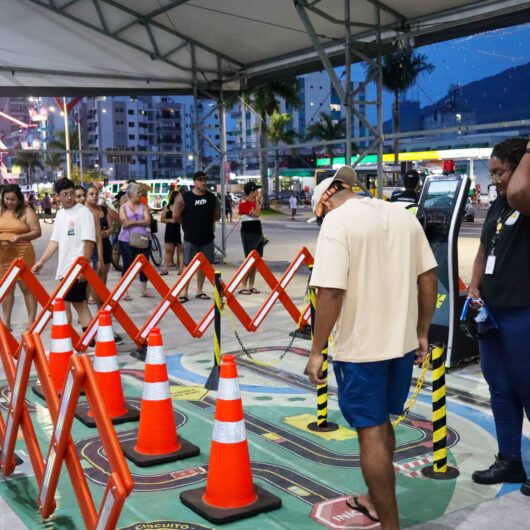 Cerca de 150 pessoas passam por simulador de embriaguez ao volante em Campanha promovida pelo Governo Municipal e DER