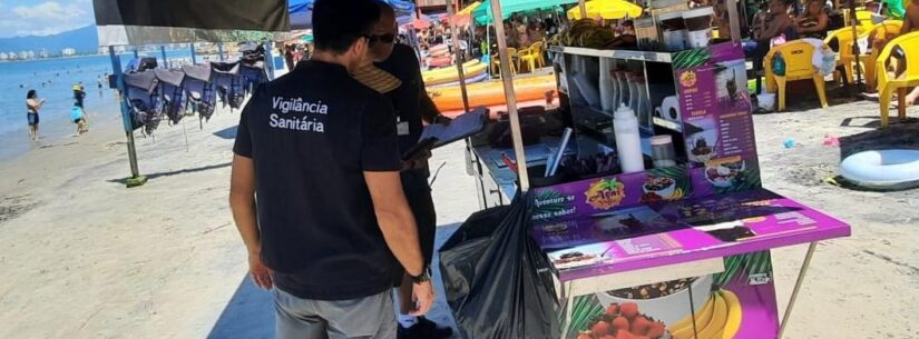 Vigilância Sanitária promove orientações a ambulantes em Caraguatatuba